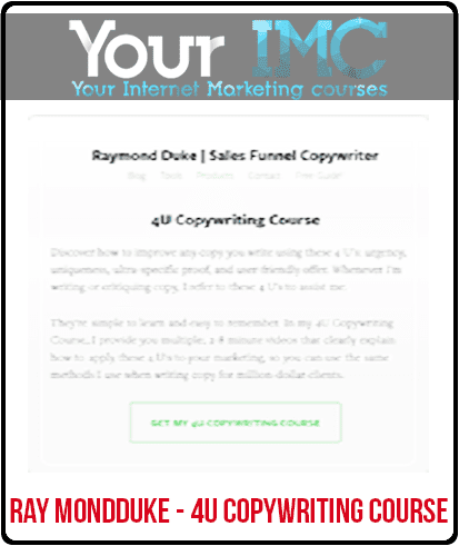 Ray Mondduke - 4U Copywriting Course
