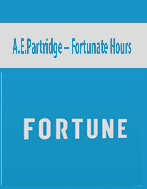 A.E.Partridge – Fortunate Hours