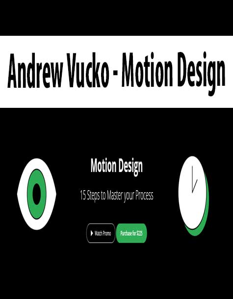 [Download Now] Andrew Vucko - Motion Design