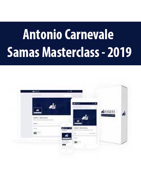 [Download Now] Antonio Carnevale - Samas Masterclass - 2019