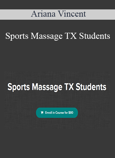 Ariana Vincent - Sports Massage TX Students