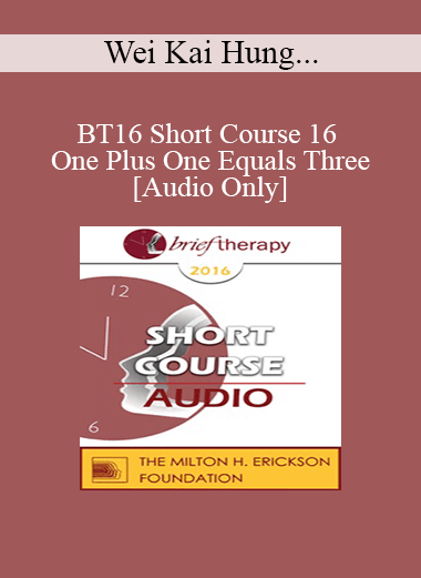 [Audio Download] BT16 Short Course 16 - One Plus One Equals Three: When Zen and Erickson Approach Anxiety Together - Wei Kai Hung