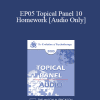 [Audio Download] EP05 Topical Panel 10 - Homework - Judith Beck
