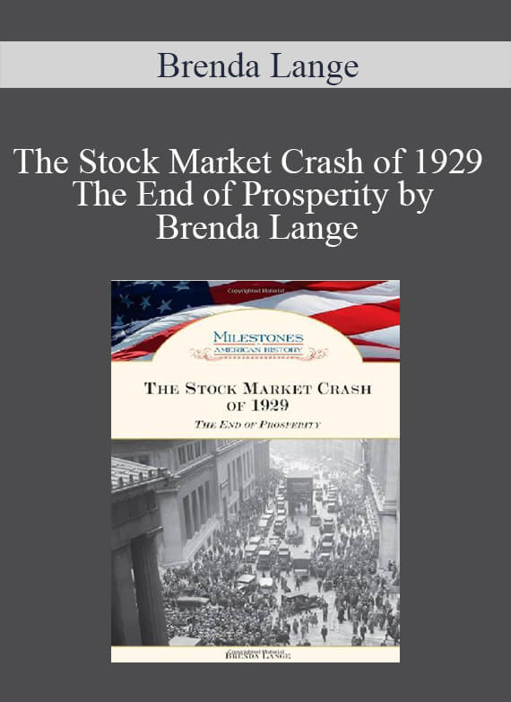 Brenda Lange – The Stock Market Crash of 1929 The End of Prosperity by Brenda Lange