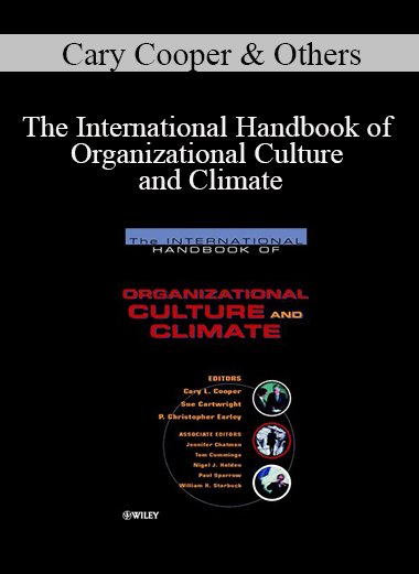 Cary Cooper & Others - The International Handbook of Organizational Culture and Climate