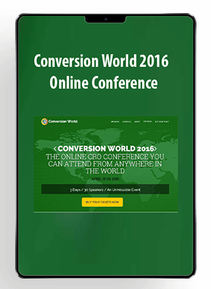 Conversion World 2016 - Online Conference