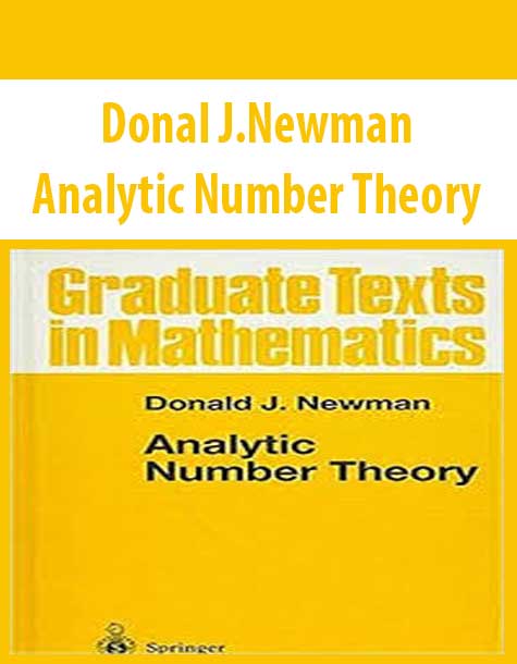 Donal J.Newman – Analytic Number Theory