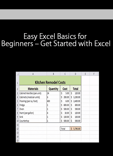 Easy Excel Basics for Beginners – Get Started with Excel