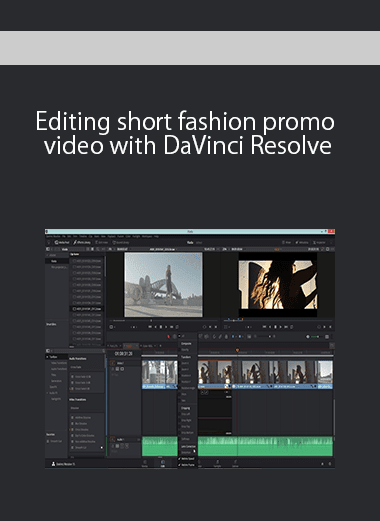 Editing short fashion promo video with DaVinci Resolve