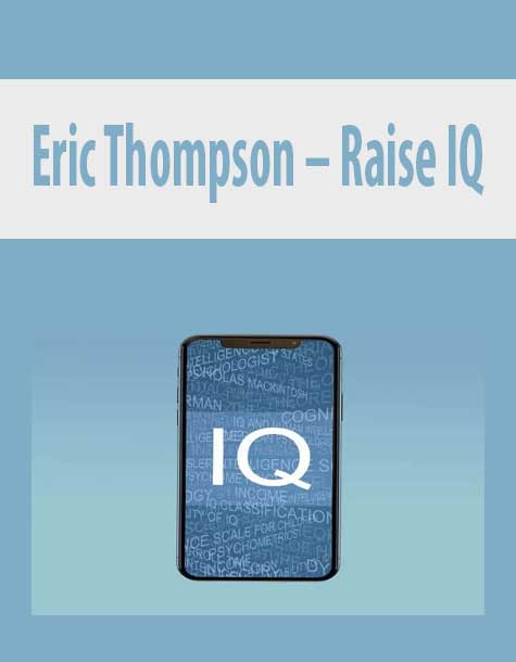 [Pre-Order] Eric Thompson – Raise IQ