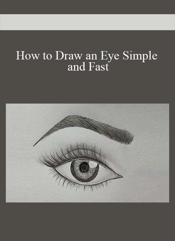How to Draw an Eye Simple and Fast