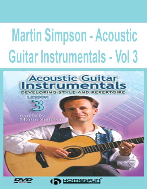 [Pre-Order] Martin Simpson - Acoustic Guitar Instrumentals - Vol 3