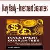 Mary Hardy – Investment Guarantees