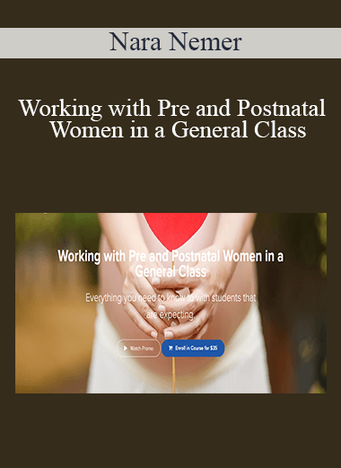 Nara Nemer - Working with Pre and Postnatal Women in a General Class
