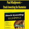 Paul Mladjenovic – Stock Investing for Dummies
