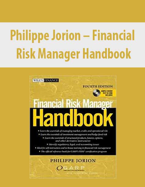 Philippe Jorion – Financial Risk Manager Handbook