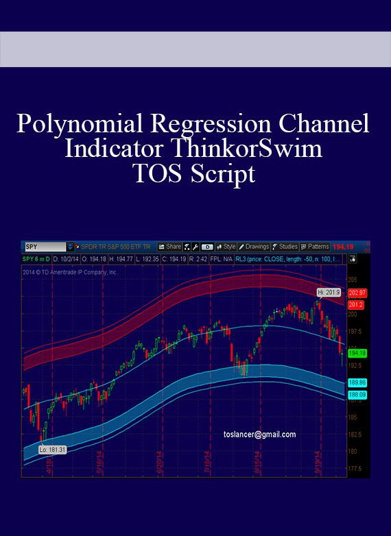 [Download Now] Polynomial Regression Channel Indicator ThinkorSwim TOS Script