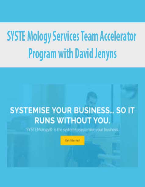 [Download Now] SYSTE Mology Services Team Accelerator Program with David Jenyns