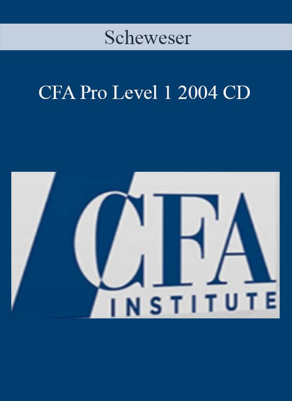 Scheweser – CFA Pro Level 1 2004 CD
