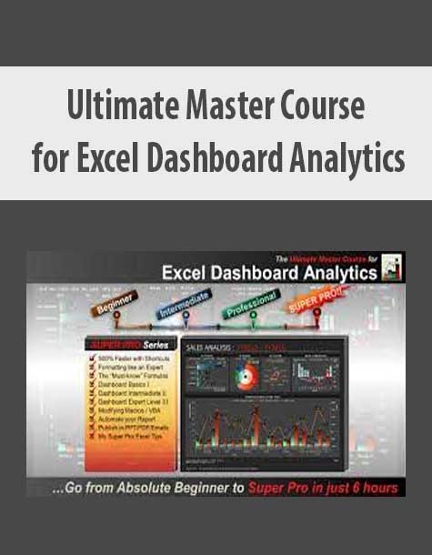 Ultimate Master Course for Excel Dashboard Analytics