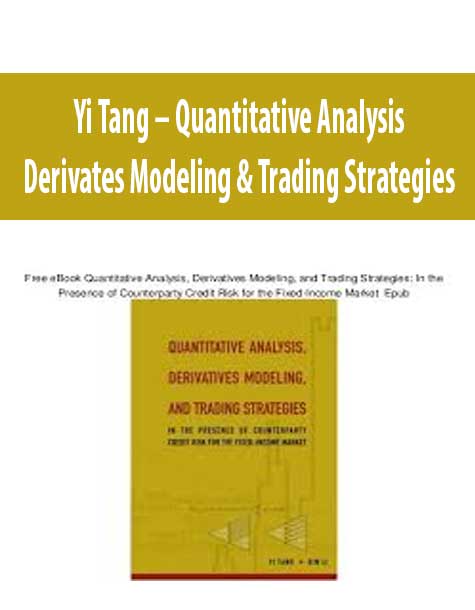 Yi Tang – Quantitative Analysis