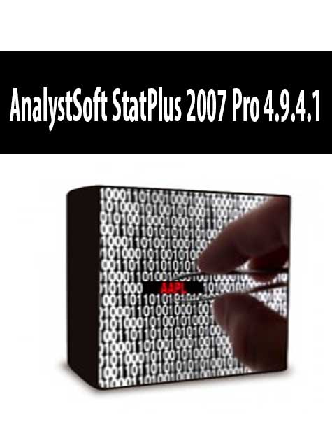 AnalystSoft StatPlus 2007 Pro 4.9.4.1