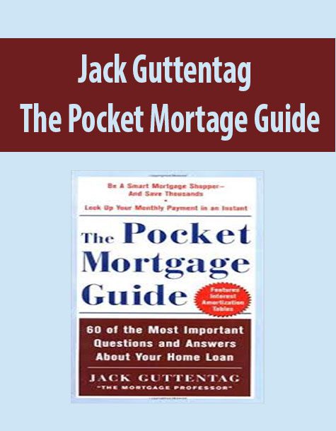 Jack Guttentag – The Pocket Mortage Guide