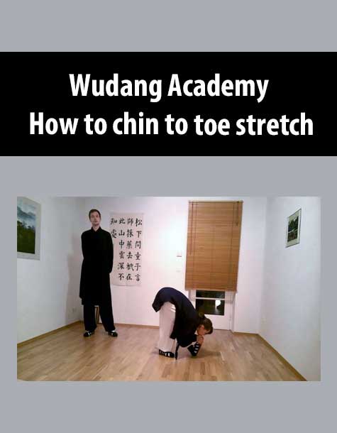 [Download Now] Wudang Academy - How to chin to toe stretch