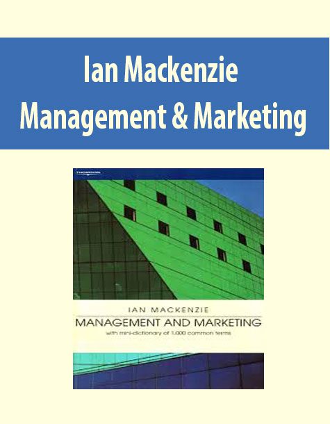 Ian Mackenzie – Management & Marketing