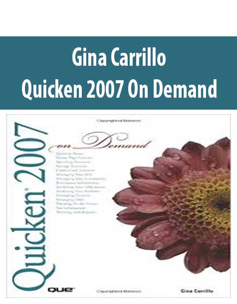 Gina Carrillo – Quicken 2007 On Demand