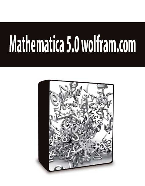 Mathematica 5.0 wolfram.com