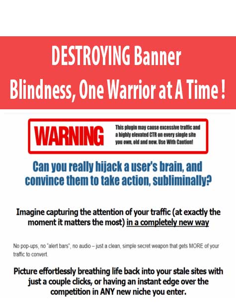 DESTROYING Banner Blindness