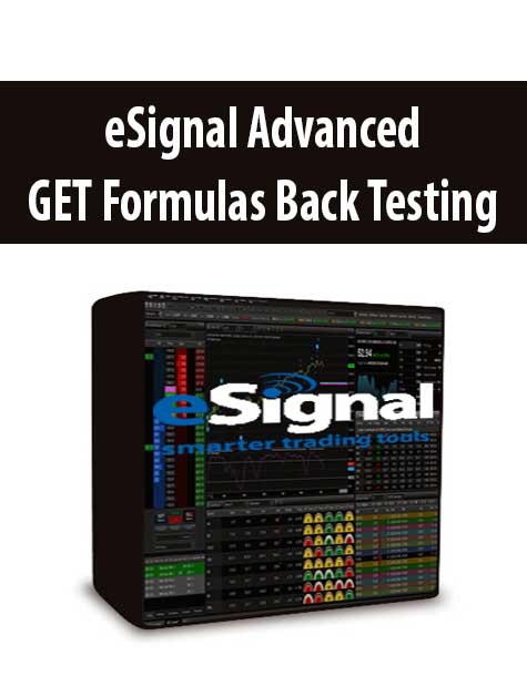 eSignal Advanced GET Formulas Back Testing