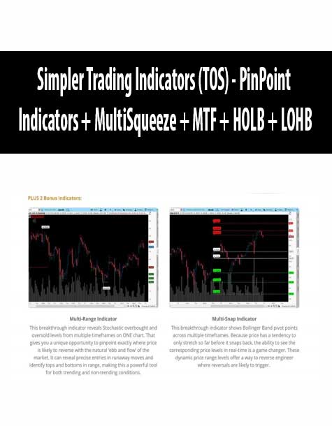 Simpler Trading Indicators (TOS) - PinPoint Indicators + MultiSqueeze + MTF + HOLB + LOHB
