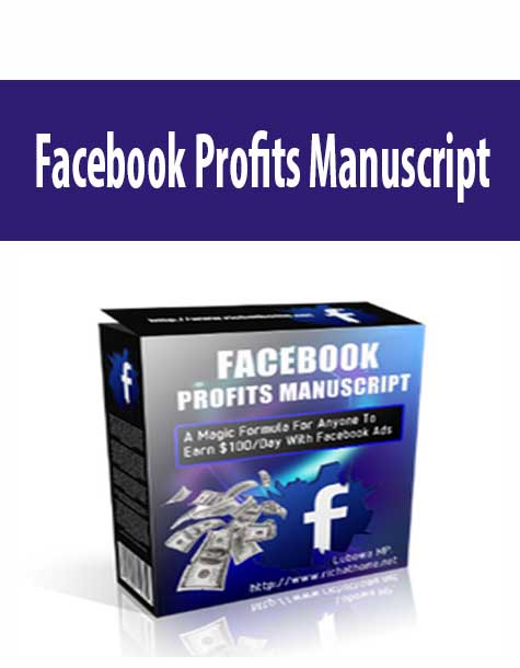 Facebook Profits Manuscript