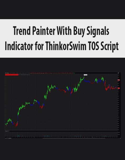 Trend Painter With Buy Signals Indicator for ThinkorSwim TOS Script
