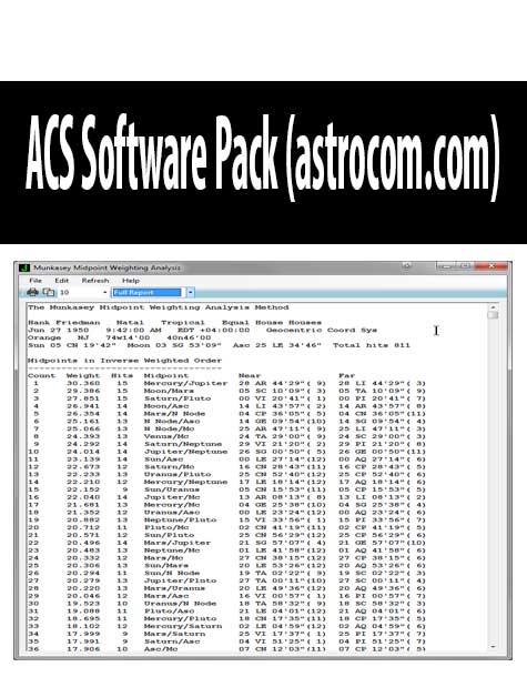 ACS Software Pack (astrocom.com)