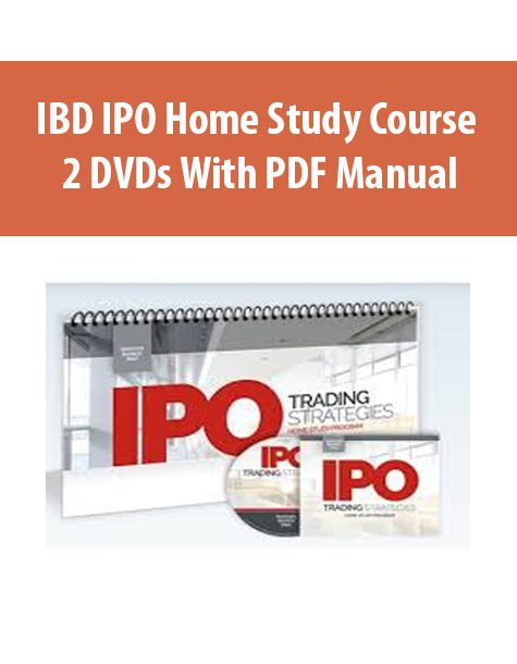 IBD IPO Home Study Course 2 DVDs With PDF Manual
