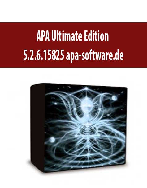 APA Ultimate Edition 5.2.6.15825 apa-software.de