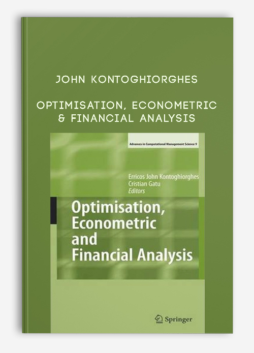 John Kontoghiorghes – Optimisation