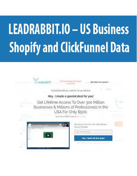 LEADRABBIT.IO – US Business – Shopify and ClickFunnel Data