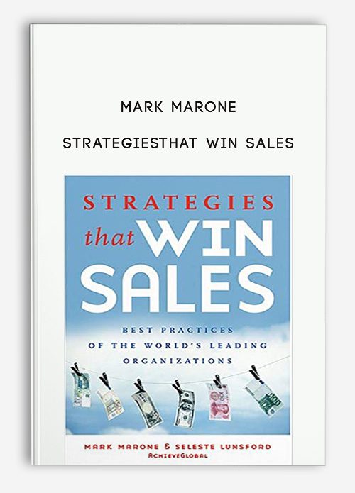 Mark Marone – Strategies That Win Sales